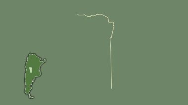 San Luis, Arjantin vilayeti, boşaltılmış ve izole edilmiş. Uydu