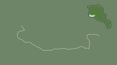 Armavir - Ermenistan ili, boşaltılmış ve izole edilmiş. Uydu