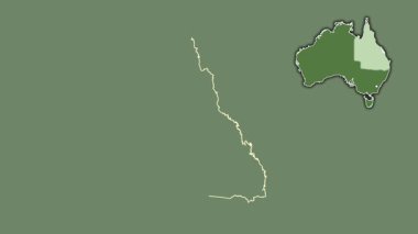 Queensland - Avustralya eyaleti, dışlanmış ve izole edilmiş. Uydu
