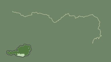 Karnten - Avusturya devleti, çıkarılmış ve izole edilmiş. Uydu