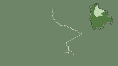 El Beni - Bolivya departmanı, boşaltılmış ve izole edilmiş. Uydu