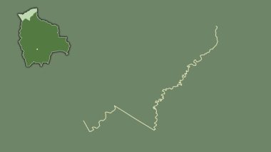 Pando - Bolivya Bölümü, boşaltılmış ve izole edilmiş. Uydu