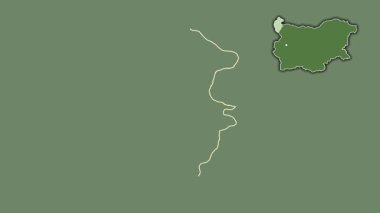 Vidin - Bulgaristan ili, dışlanmış ve izole edilmiş. Uydu