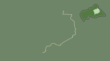 Haute-Kotto - Orta Afrika Cumhuriyeti ili, boşaltılmış ve izole edilmiş.