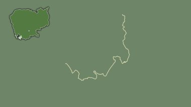 Krong Preah Sihanouk - Kamboçya belediyesi, boşaltılmış ve izole edilmiş.