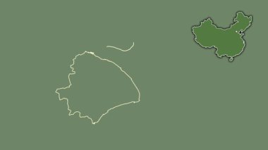 Şangay - Çin Belediyesi, boşaltılmış ve izole edilmiş. Uydu