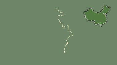Tianjin - Çin Belediyesi, boşaltılmış ve izole edilmiş. Uydu
