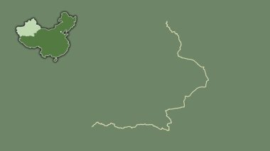 Xinjiang Uygur - Çin 'in özerk bölgesi, dışlanmış ve izole edilmiş. Uydu