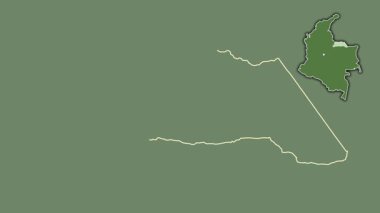 Arauca - Kolombiya 'nın amacı, dışlanmış ve izole edilmiş. Uydu