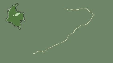 Casanare - Kolombiya 'nın amacı, dışlanmış ve izole edilmiş. Uydu