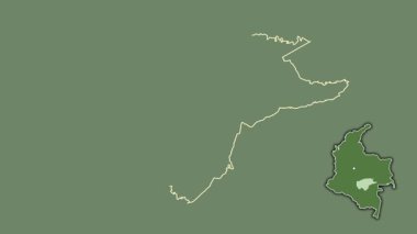 Guaviare - Kolombiya komiseri, dışlanmış ve izole edilmiş. Uydu