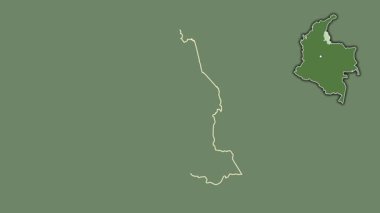 Norte de Santander - Kolombiya departmanı, dışlanmış ve izole edilmiş. Uydu