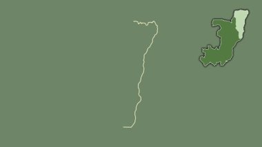 Likouala - Kongo Cumhuriyeti bölgesi, boşaltılmış ve izole edilmiş. Uydu