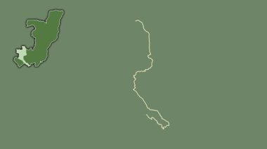 Niari - Kongo Cumhuriyeti bölgesi, boşaltılmış ve izole edilmiş. Uydu