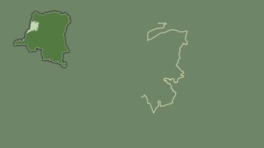 Eşitlikçi - Demokratik Kongo Cumhuriyeti ili, dışlanmış ve izole edilmiş.