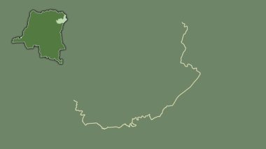 İturi - Demokratik Kongo Cumhuriyeti ili, dışlanmış ve izole edilmiş..