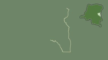 Sud-Kivu - Demokratik Kongo Cumhuriyeti ili, boşaltılmış ve izole edilmiş.