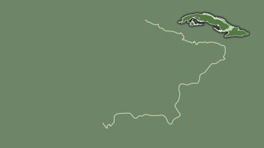 Las Tunas, Küba, boşaltılmış ve izole edilmiş. Uydu