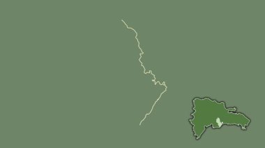San Cristobal, Dominicana, boşaltılmış ve izole edilmiş. Uydu