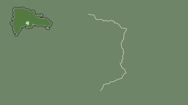 San Jose de Ocoa, Dominicana, dışlanmış ve izole edilmiş. Uydu