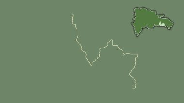 San Pedro de Macoris, Dominicana, boşaltılmış ve izole edilmiş. Uydu