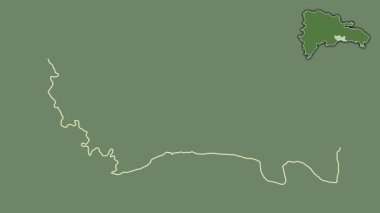 Santo Domingo, Dominicana, dışlanmış ve izole edilmiş. Uydu