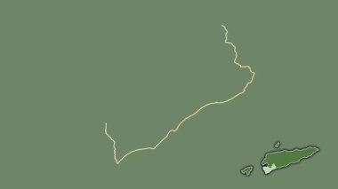 Doğu Timor 'un Covalima ilçesi, boşaltılmış ve izole edilmiş. Uydu