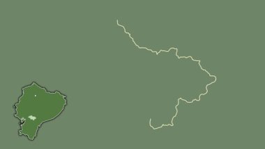 Canar, Ekvador, çıkarılmış ve izole edilmiş. Uydu