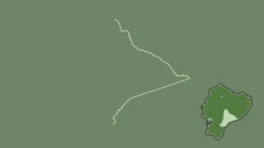Morona Santiago, Ekvador, soyutlanmış ve dışlanmış. Uydu