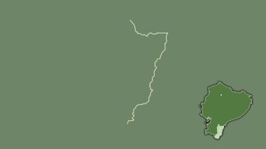 Zamora Chinchipe, Ekvador, çıkarılmış ve izole edilmiş. Uydu