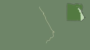 Al Bahr al Ahmar, Mısır, çıkarılmış ve izole edilmiş. Uydu