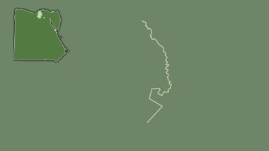 Al Buhayrah, Mısır, dışlanmış ve izole edilmiş. Uydu