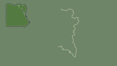 Al Gharbiyah, Mısır, çıkarılmış ve izole edilmiş. Uydu