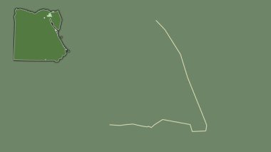 Al İsma 'iliye, Mısır, çıkarılmış ve izole edilmiş. Uydu