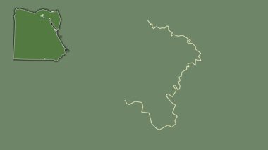 Al Minufiyah, Mısır, çıkarılmış ve izole edilmiş. Uydu