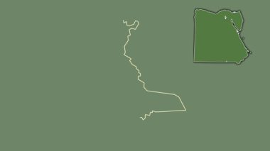 Al Qalyubiyah, Mısır, çıkarılmış ve izole edilmiş. Uydu