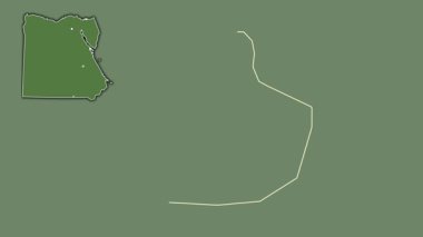 Al Uqsur, Mısır, çıkarılmış ve izole edilmiş. Uydu