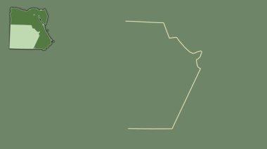 Al Wadi al Jadid, Mısır, sürülmüş ve izole edilmiş. Uydu