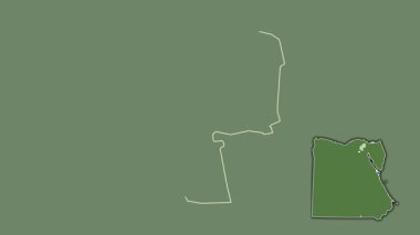 Ash Sharqiyah, Mısır, çıkarılmış ve izole edilmiş. Uydu