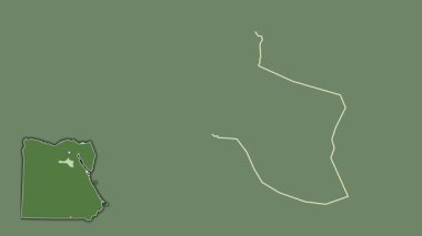 Bani Suwayf, Mısır, soyutlanmış ve dışlanmış. Uydu