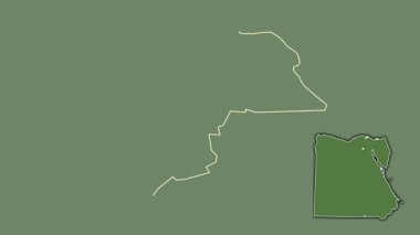 Dumyat, Mısır, sürülmüş ve izole edilmiş. Uydu