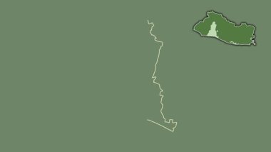 La Libertad, El Salvador, boşaltılmış ve izole edilmiş. Uydu