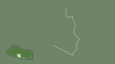 La Paz, El Salvador, dışlanmış ve izole edilmiş. Uydu