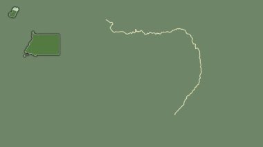 Bioko Norte, Ekvator Ginesi, çıkarılmış ve izole edilmiş. Uydu