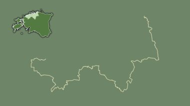 Harju, Estonya, dışlanmış ve izole edilmiş. Uydu