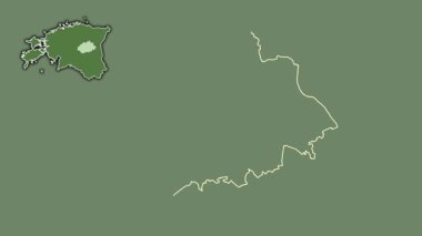 Jogeva, Estonya, soyutlanmış ve dışlanmış. Uydu