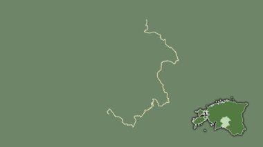 Viljandi, Estonya, soyutlanmış ve dışlanmış. Uydu