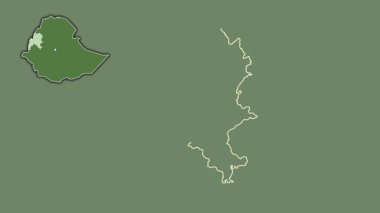 Benshangul-Gumaz, Etiyopya, sürülmüş ve izole edilmiş. Uydu