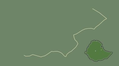 Dire Dawa, Etiyopya, sürülmüş ve izole edilmiş. Uydu