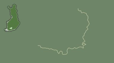 Tavastia Proper, Finlandiya, dışlanmış ve izole edilmiş. Uydu